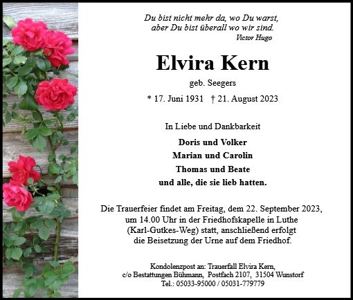 Profilbild von Elvira Kern