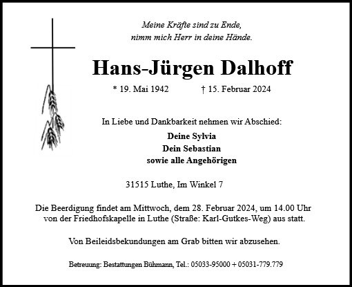 Profilbild von Hans-Jürgen Dalhoff