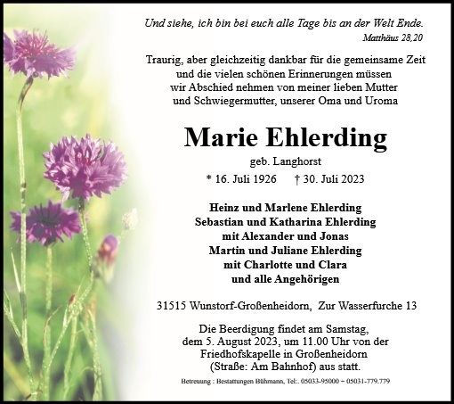 Profilbild von Marie Ehlerding
