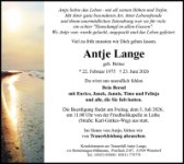 eine Anzeige