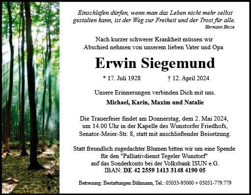 Profilbild von Erwin Siegemund