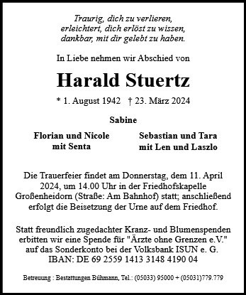 Profilbild von Harald Stuertz