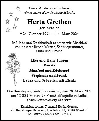 Profilbild von Herta Grethen