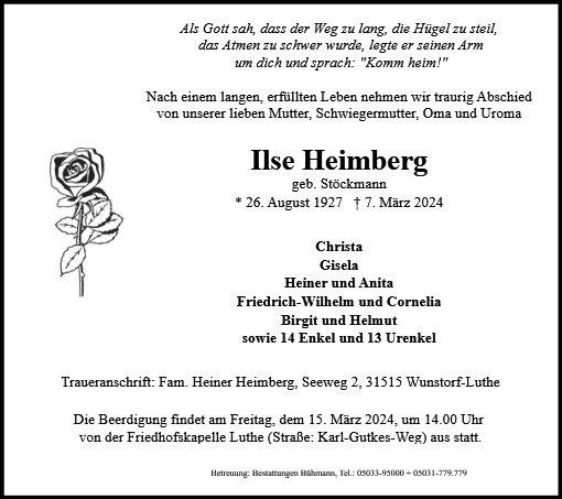 Profilbild von Ilse Heimberg