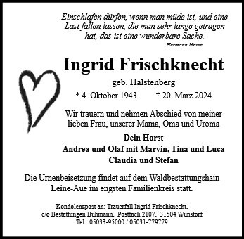 Profilbild von Ingrid Frischknecht