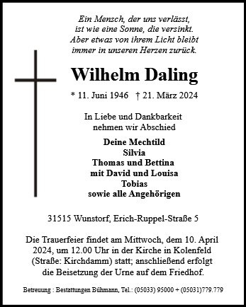 Profilbild von Wilhelm Daling